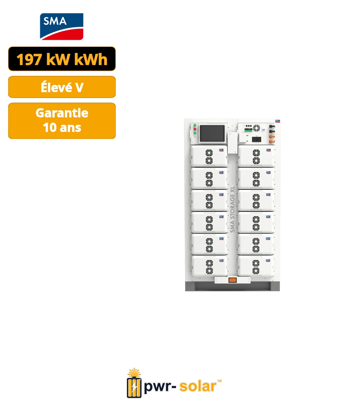 SMA Module batterie CS-197-IN-30 197 kWh (Indoor)