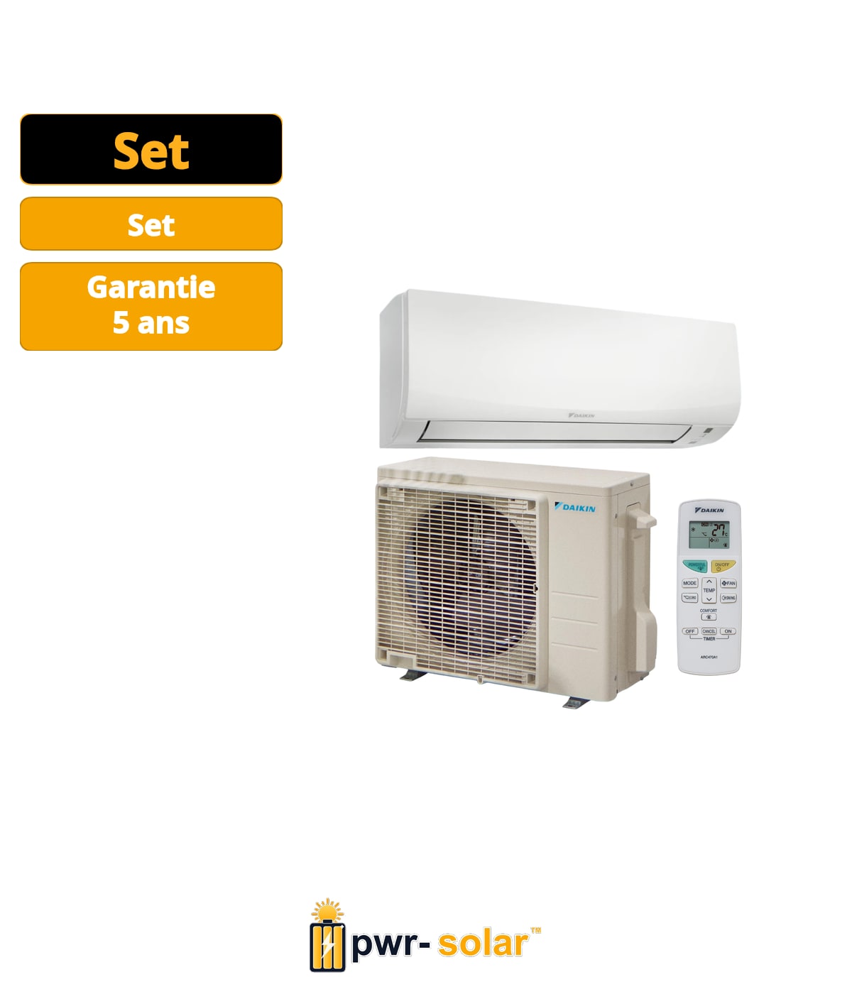 Daikin Sensira (F) FTXF71F Set Climatiseur Mural 7,1kW