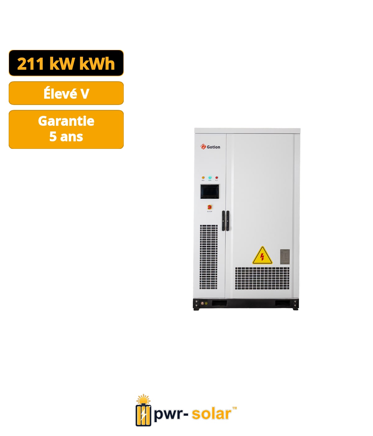 Système Commercial de Stockage d'Énergie Gotion EDGE 211 kWh