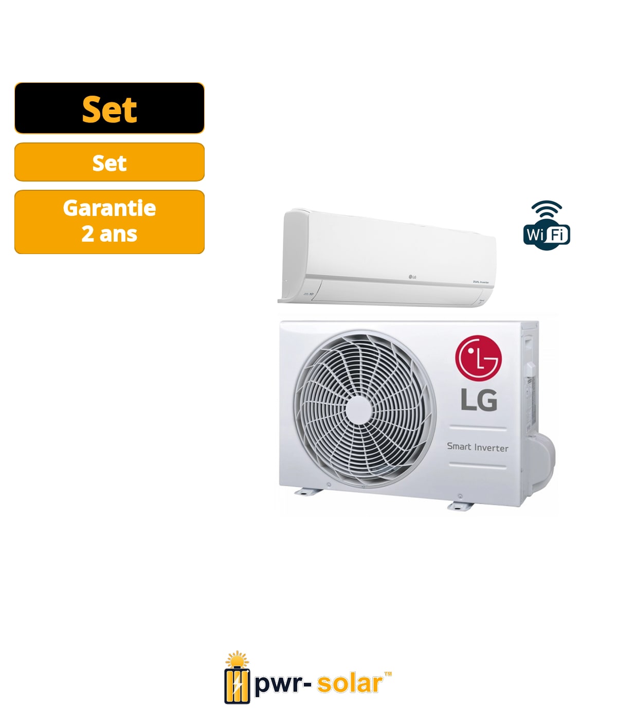 LG Electronics LG PZ18NYS Dualcool Standard Plus 5.0kW - Set