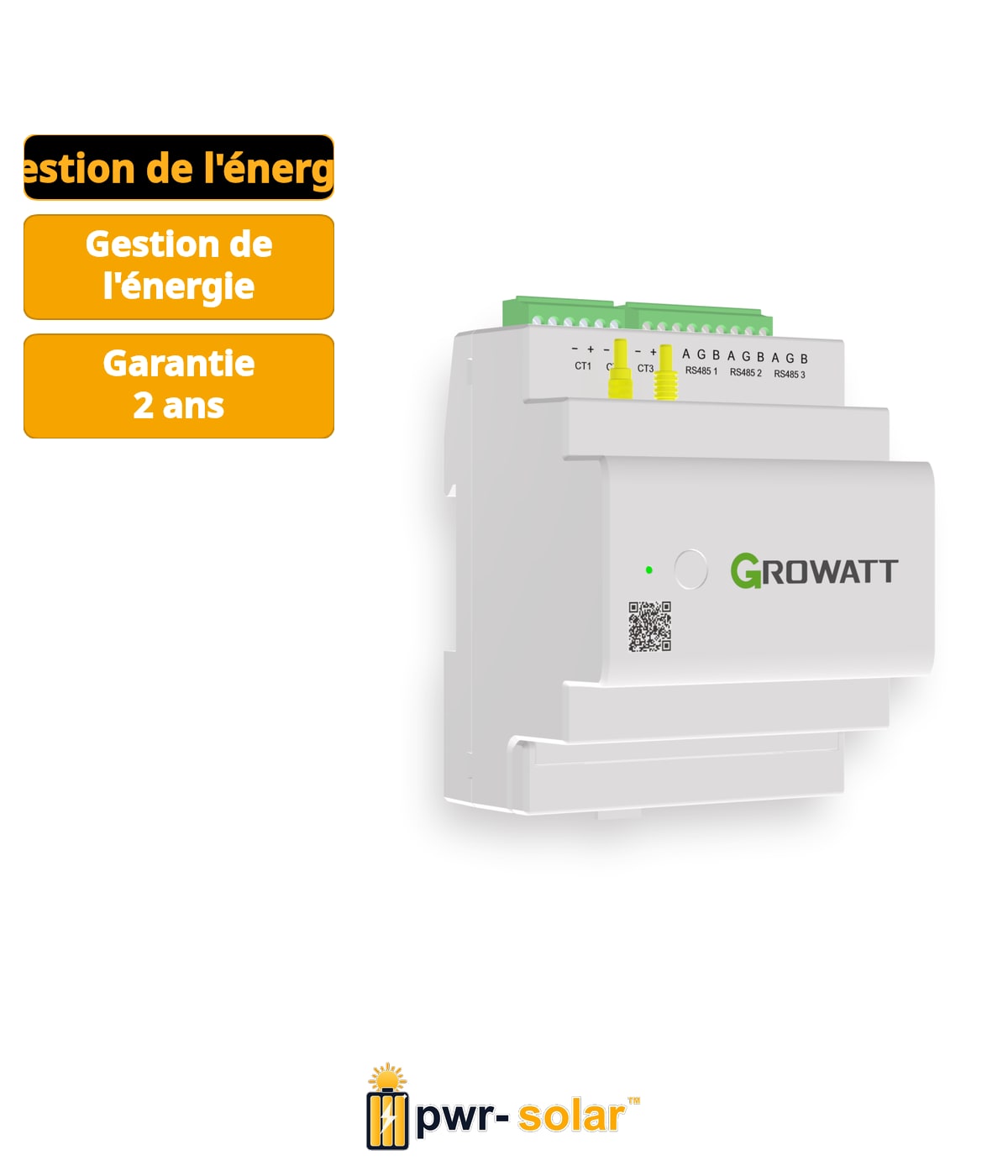 Growatt GroHome Manager-X - Système de gestion d'énergie intelligent (jusqu'à 12 appareils)