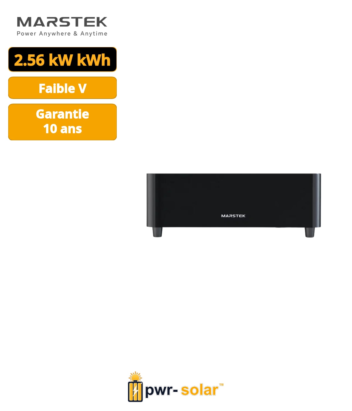 Batterie d'Extension Marstek Venus D - 2.56kWh LFP - pour ESS de Balcon