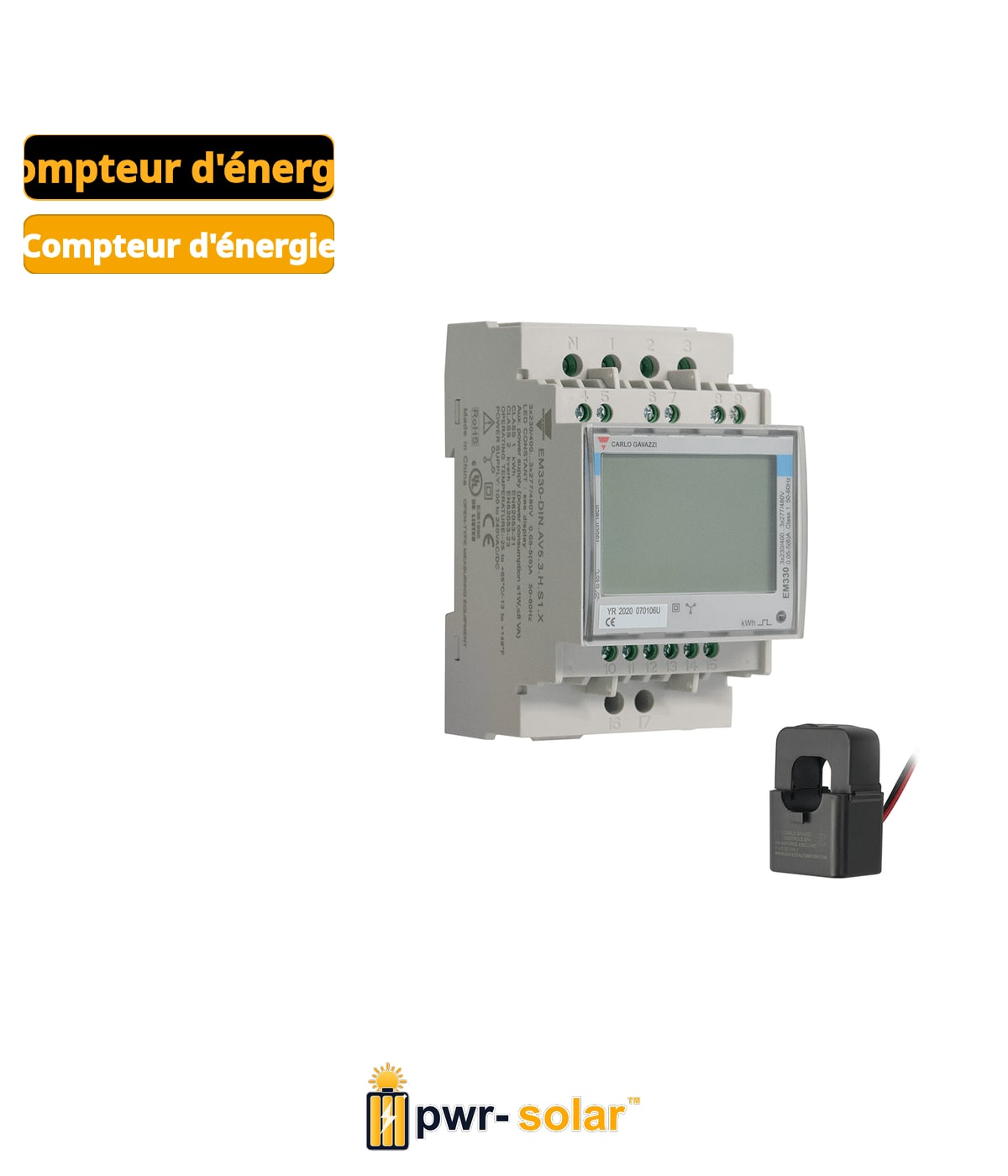 Wallbox Power Boost Meter (Clamp / 3PH jusqu'à 400A)