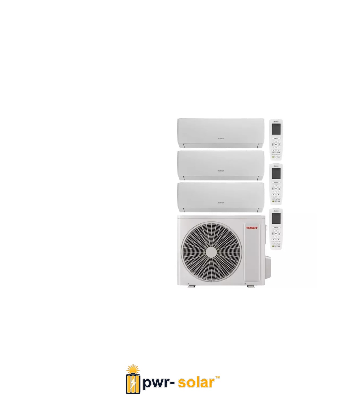 Tosot PULAR by GREE Climatiseur Triple-split Inverter 091218P R32 8,0 kW - Kit
