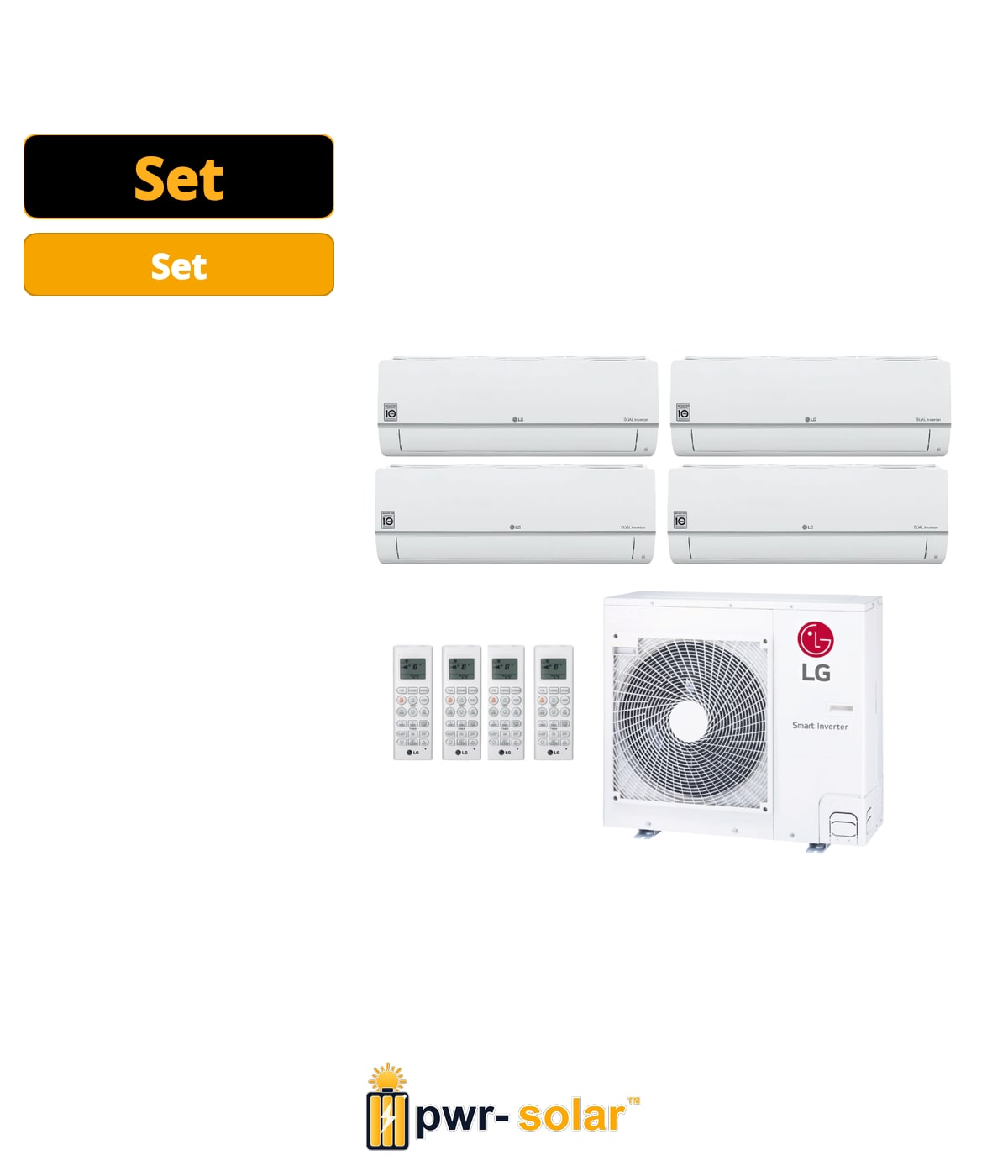 LG MU4R27-09121218 Climatiseur Multi-split 7,9kW - Set