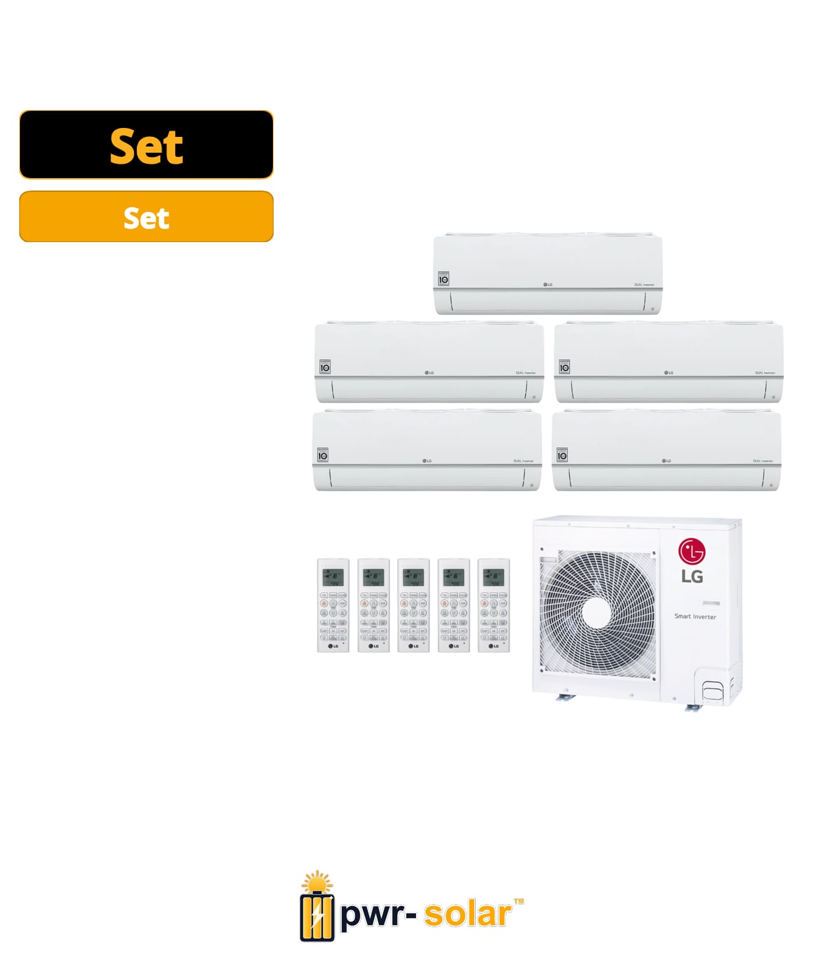 LG MU5R30-0909121218 Climatiseur Multi-split 8,8kW - Set