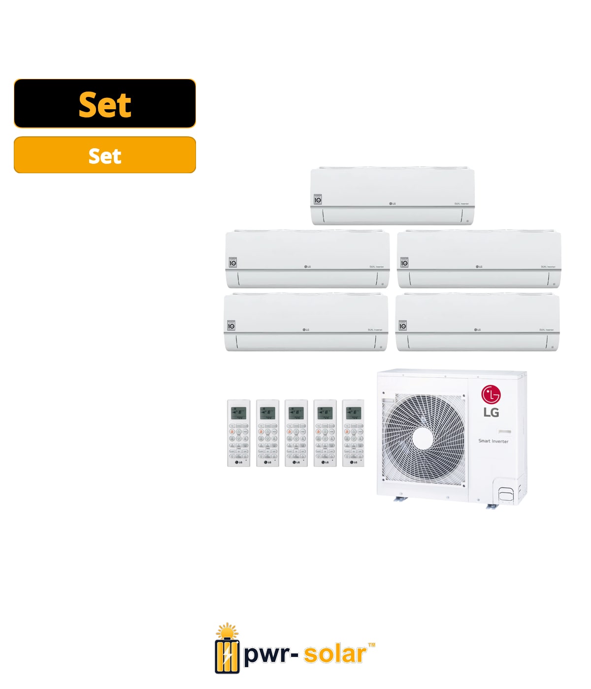 LG MU5R40-0909121218 Climatiseur Multi-split 11,2kW - Set