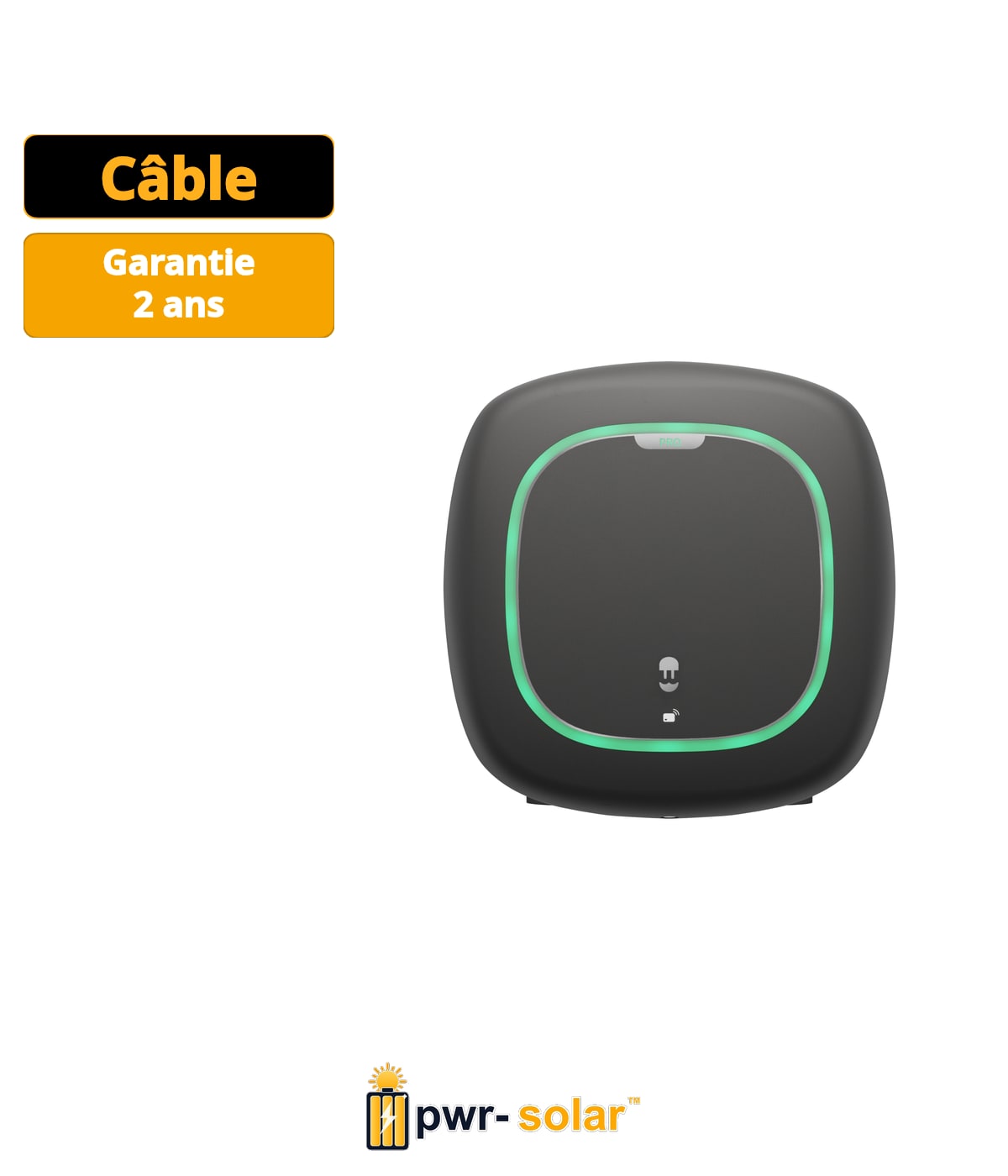 Wallbox Pulsar PRO (7.4kW / 7 mètres / Type 2 / Noir / + 4G + RFID)