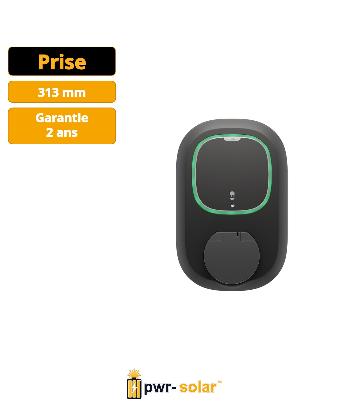 Wallbox Pulsar Pro Socket (22kW / Type 2 / Noir)