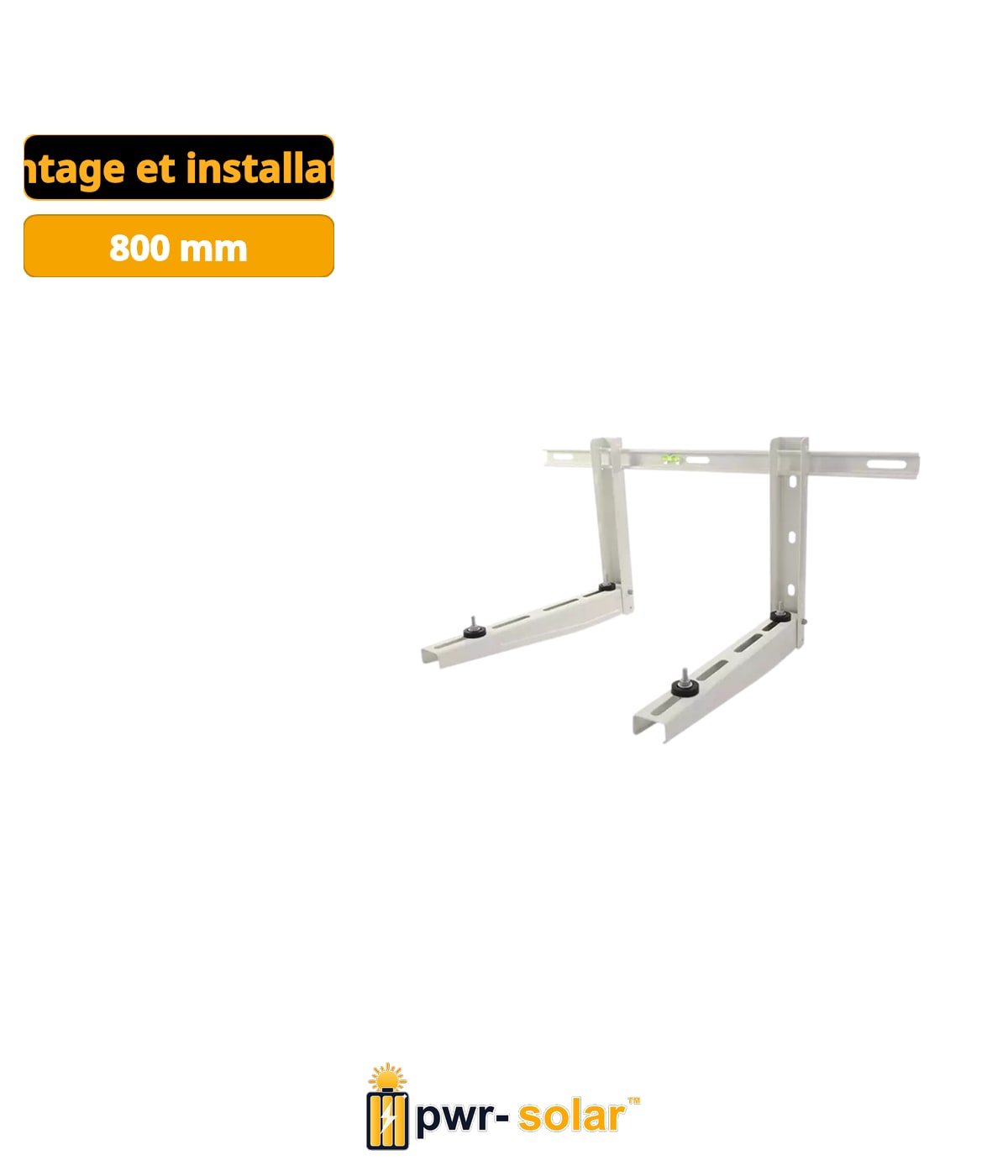 ClimaConnect RN235 Support mural pour unité extérieure de climatisation 800x380x485mm