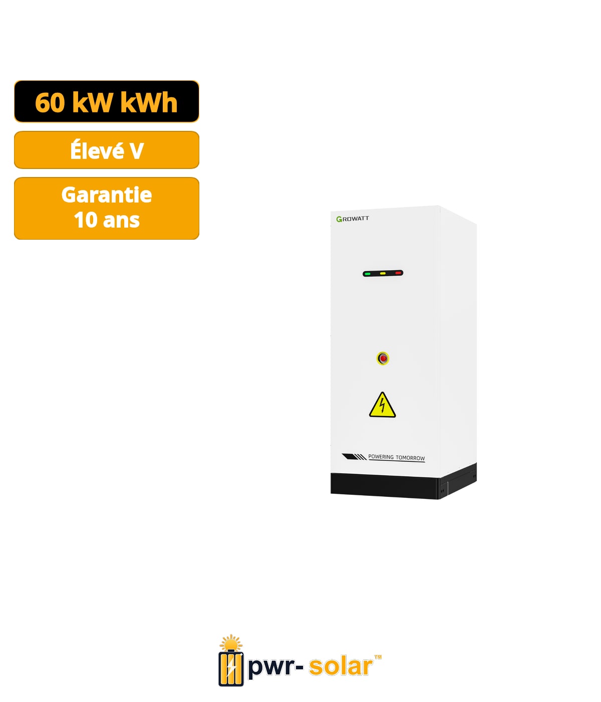 Growatt AXE 60.0H-1HT-S1 - Batterie commerciale système 60 kWh (haute tension)