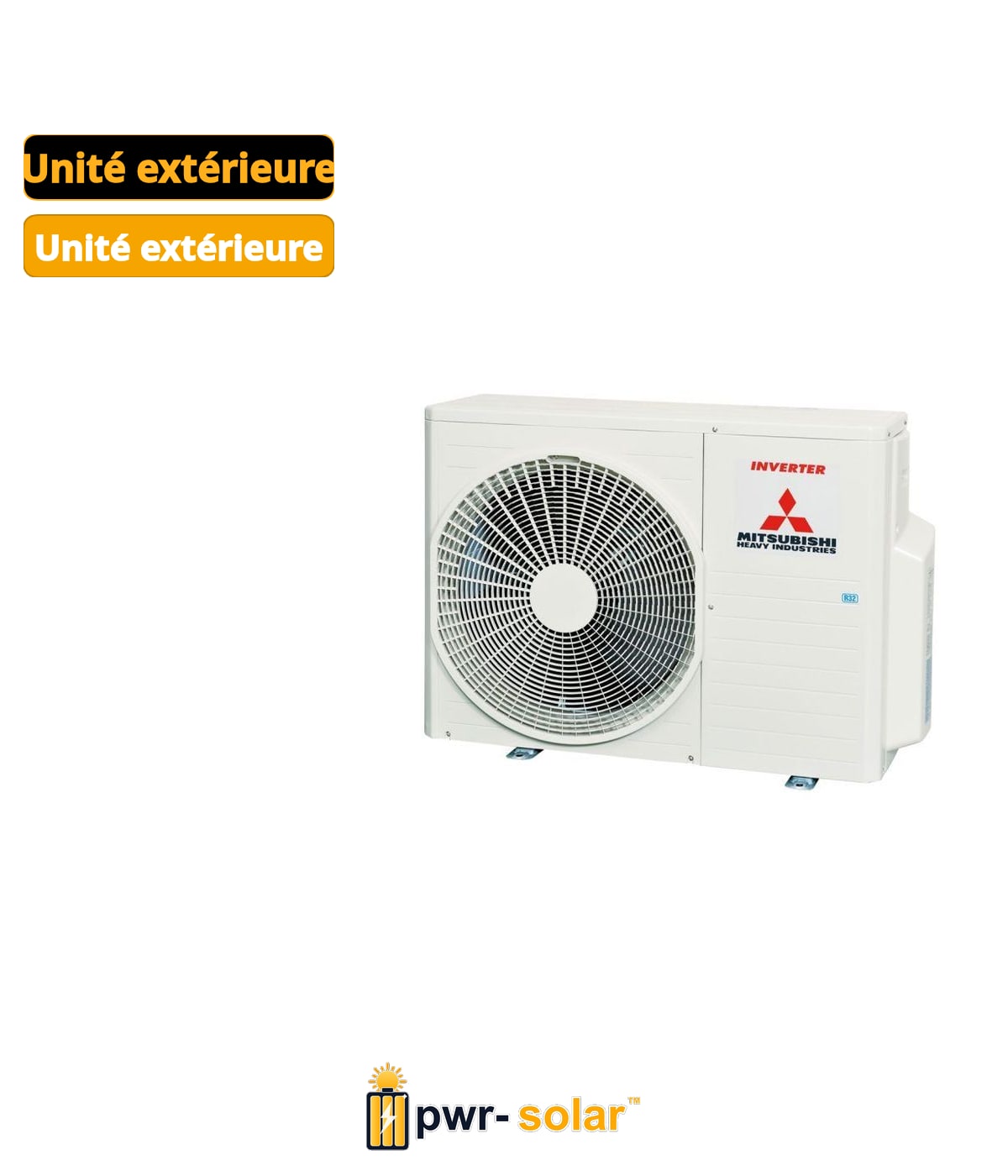 Mitsubishi SCM45ZS-W - Unité extérieure Multi-split - 4,5 kW
