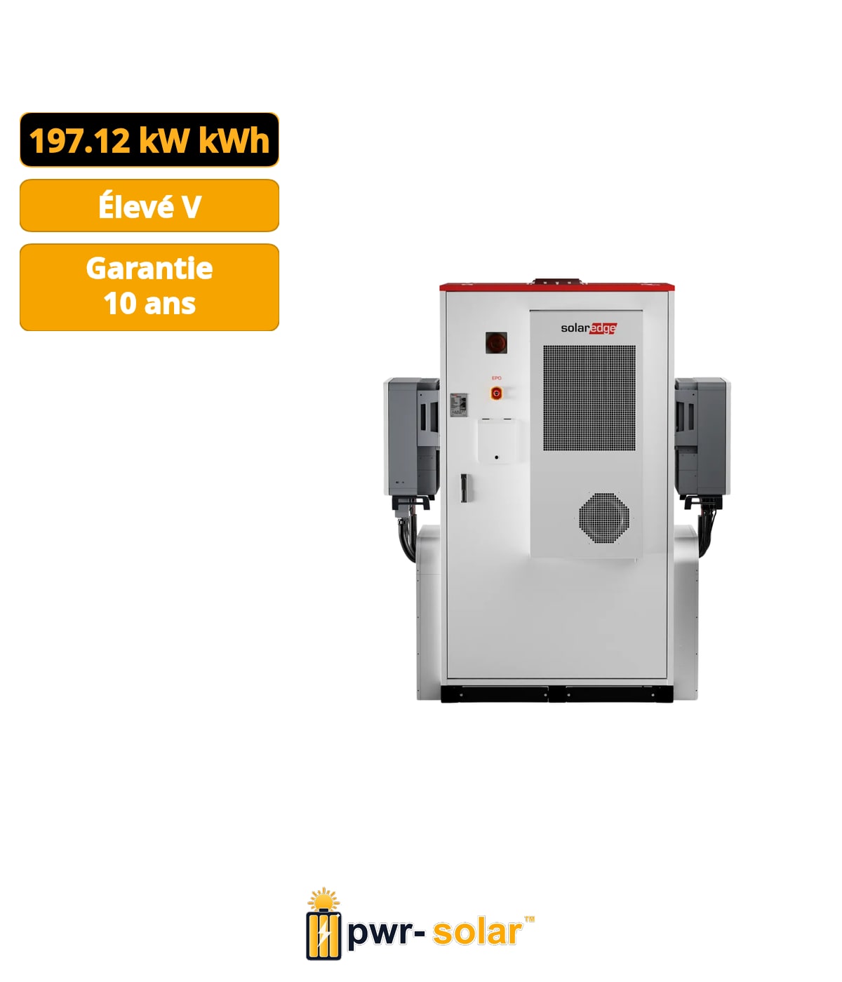SolarEdge CSS-OD 197kWh/100kW Système de Stockage Commercial