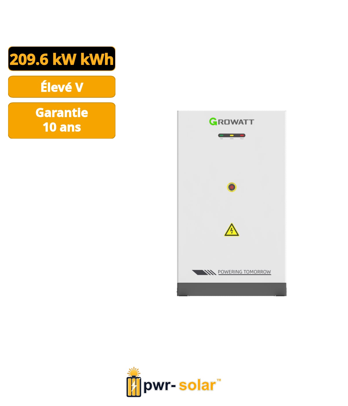 Batterie commerciale système Growatt ACE 209H-2H