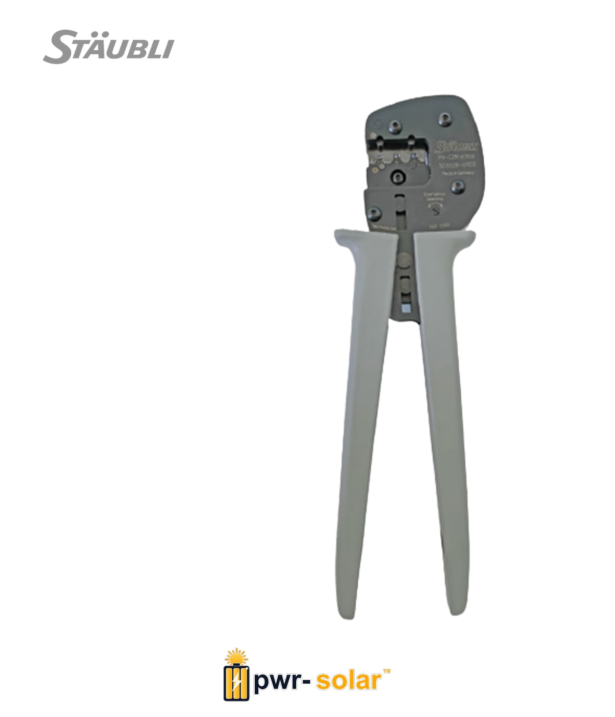 STÄUBLI - Pince de sertissage pour section de câble 4, 6 et 10mm2. Compatible MC4 et MC4 EVO2 sans changer de matrice.