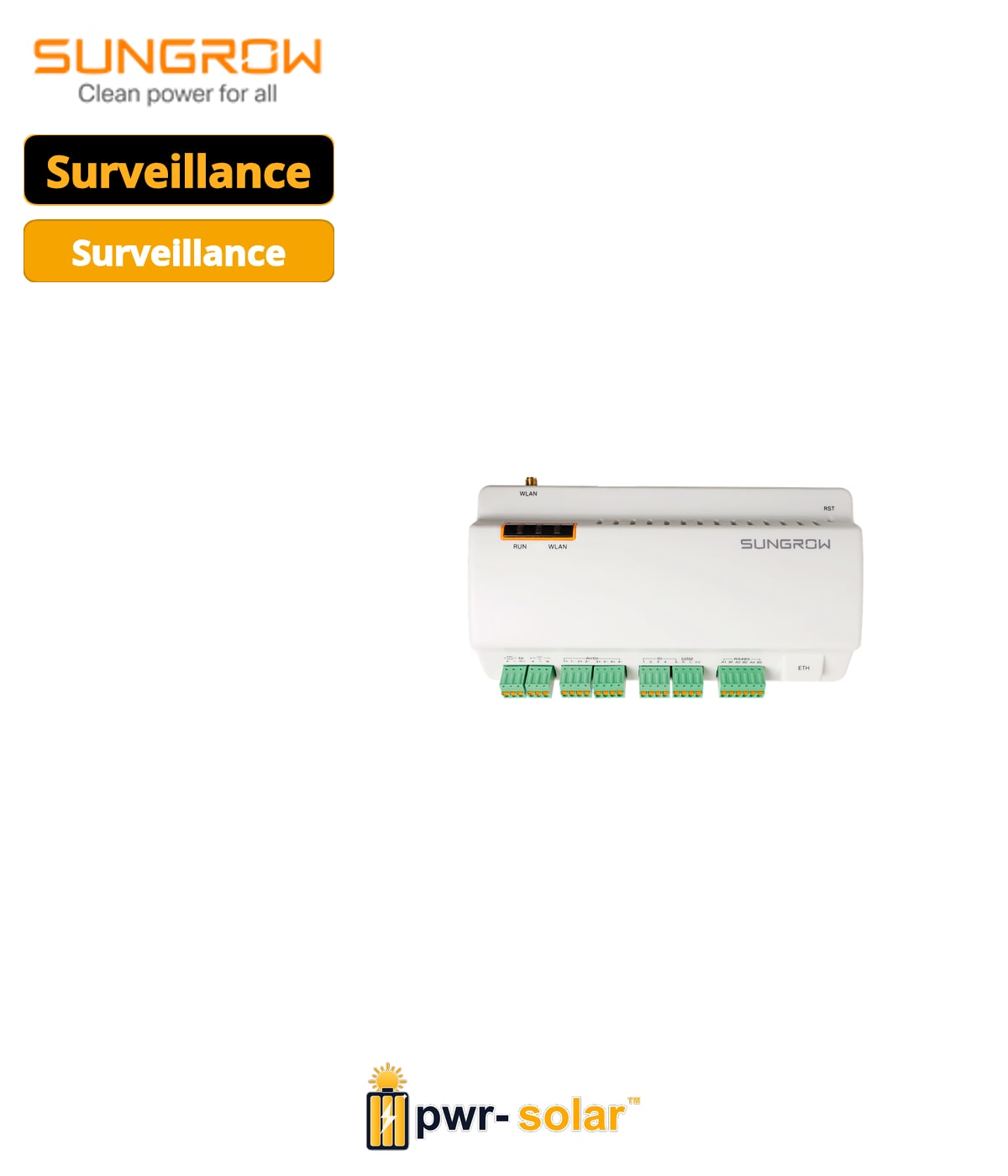 Sungrow Logger 1000A-EU Passerelle de Surveillance