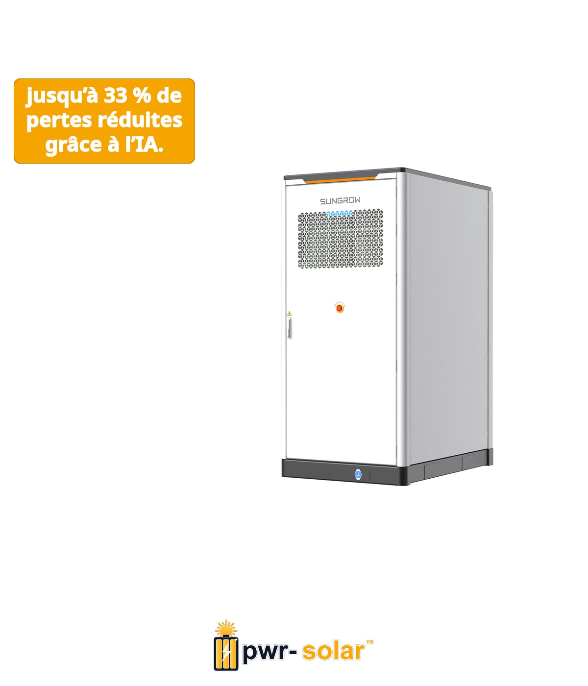 SUNGROW - ST255kWh-125kW-2h Système de stockage d’énergie C&I PowerStack à refroidissement liquide
