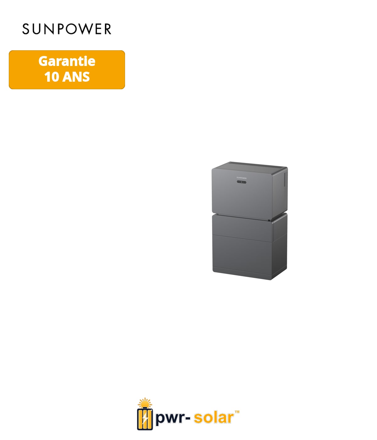 SUNPOWER RESERVE GEN 2 - 10kW / 5kWH stockage monophasé