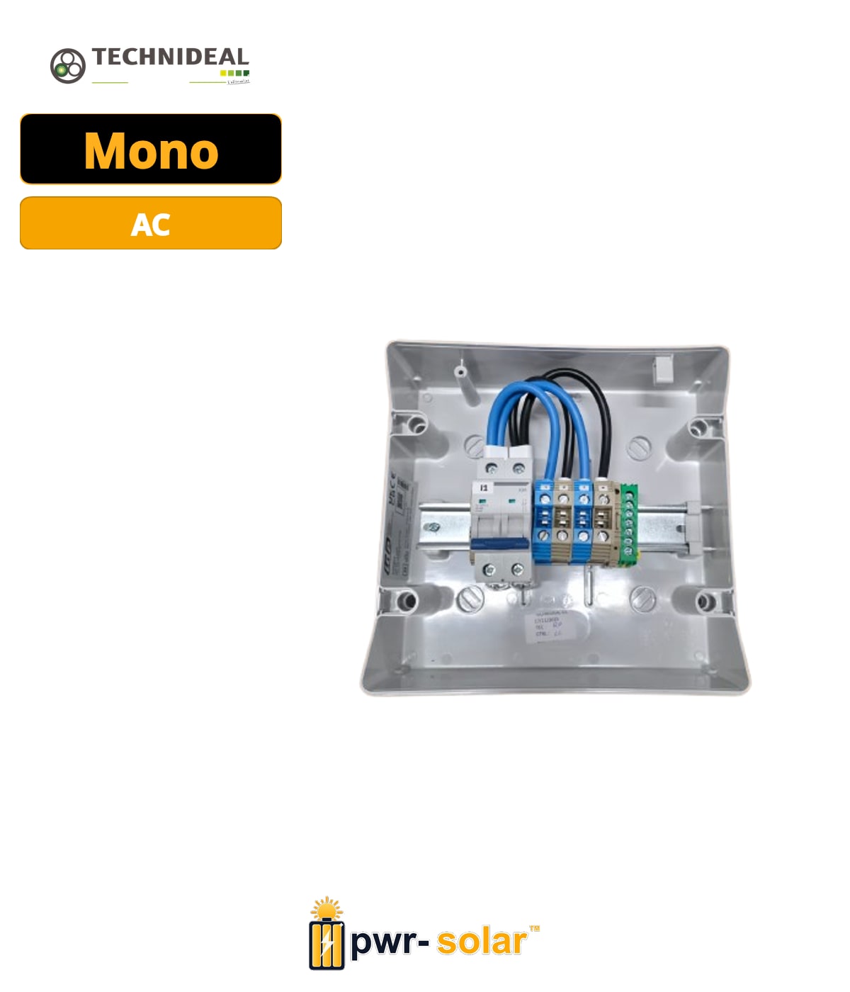 TECHNIDEAL - Coffret AC monophasé PLUG AND PLAY - NF C15-100