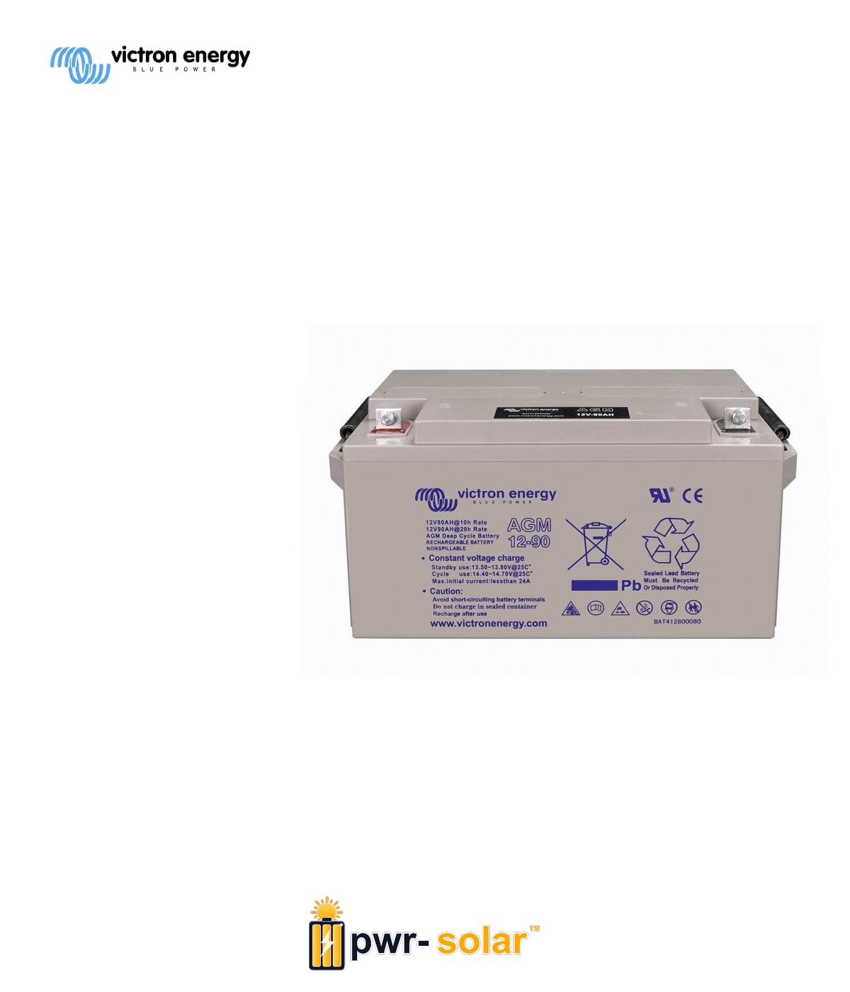 VICTRON - 12V/110Ah AGM Deep Cycle Batt. (M8)
