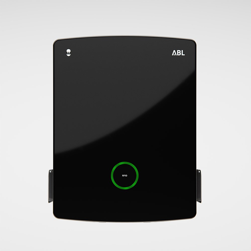 Wallbox ABL eM4 (22 kW / Double / RCD / Prise / Extendeur / Eichrecht / Noir)