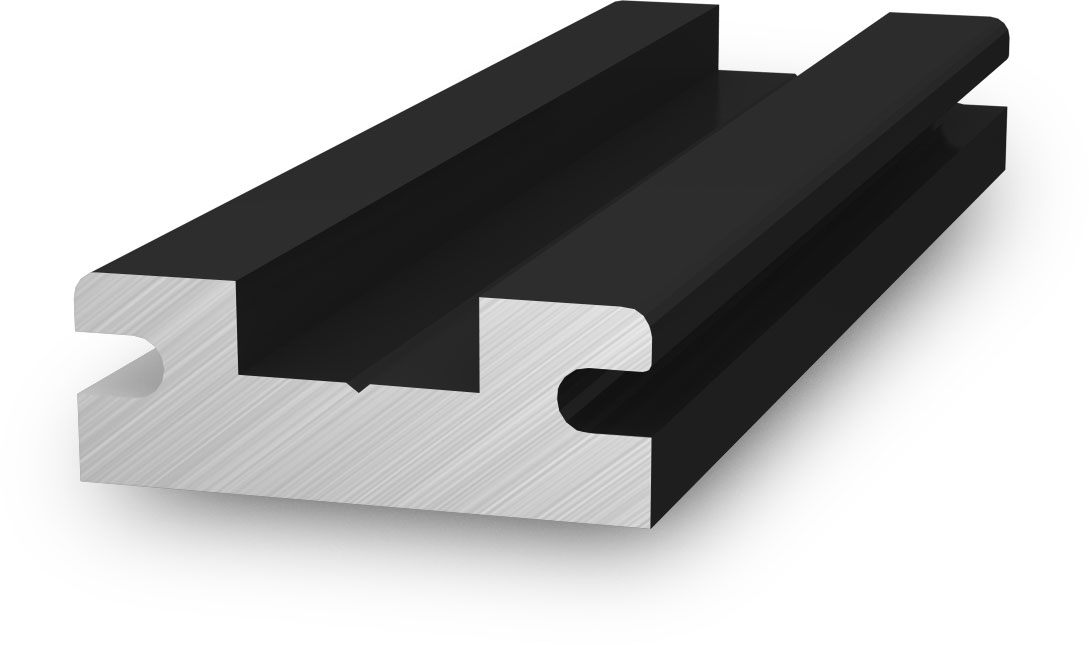 K2 Connecteur pour rail d'insertion InsertionRail, anodisé noir