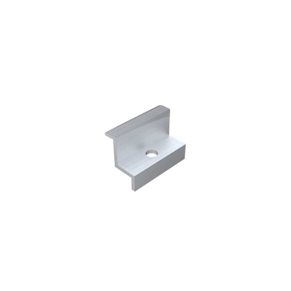 Silver 30mm end clamp