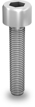 K2 Vis à tête cylindrique à six pans creux M8x25, dentelée