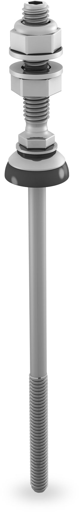 K2 Solarfastener Avec joint en fibre-ciment 8x195/70 pour charpente métallique