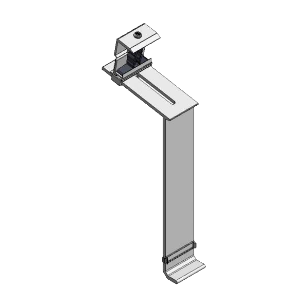 Van Valk Aluminium support de panneau pied arrière ValkPro+ (droit)