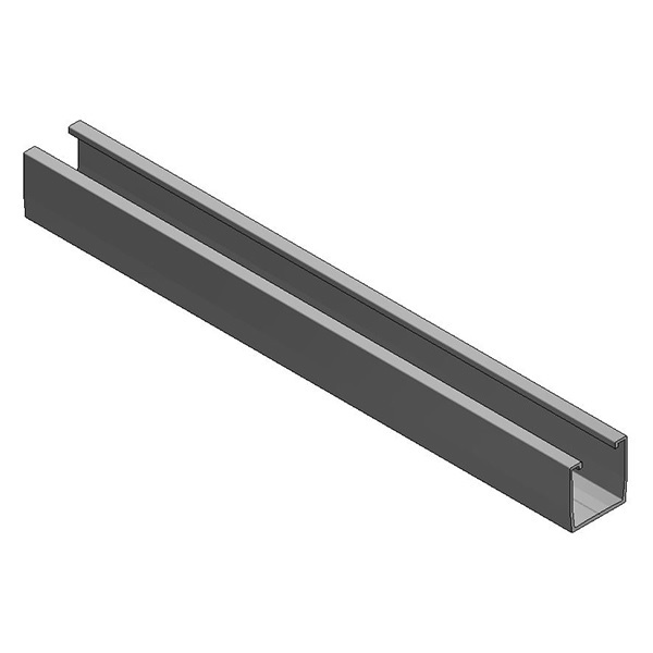 Van Valk Profil alu trapézoïdal L2240mm+ EPDM