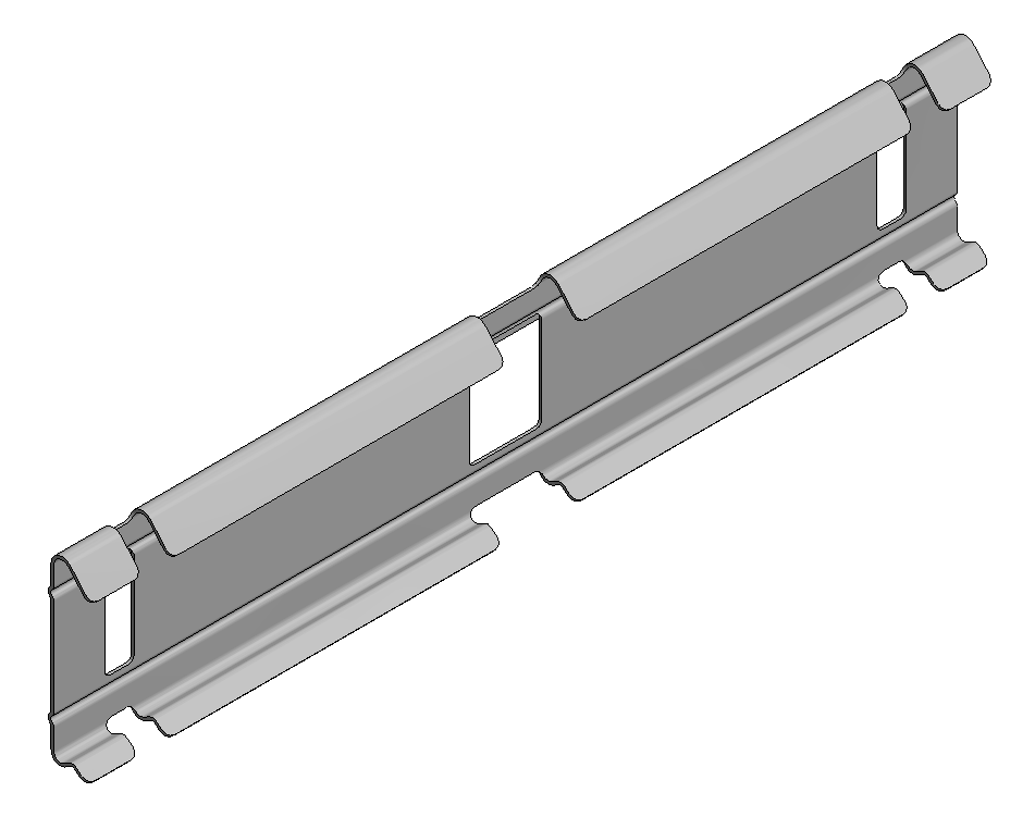 Van Valk Raccord galvanisé clip-on pour panier à câbles h=60