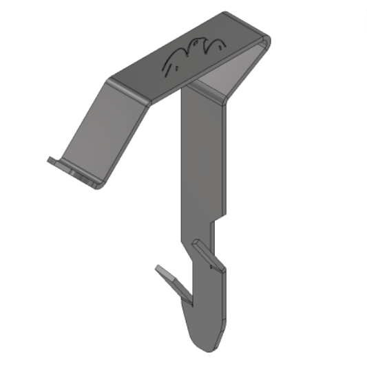 Van Valk - Clip de fixation en acier inoxydable pour tuyau PVC