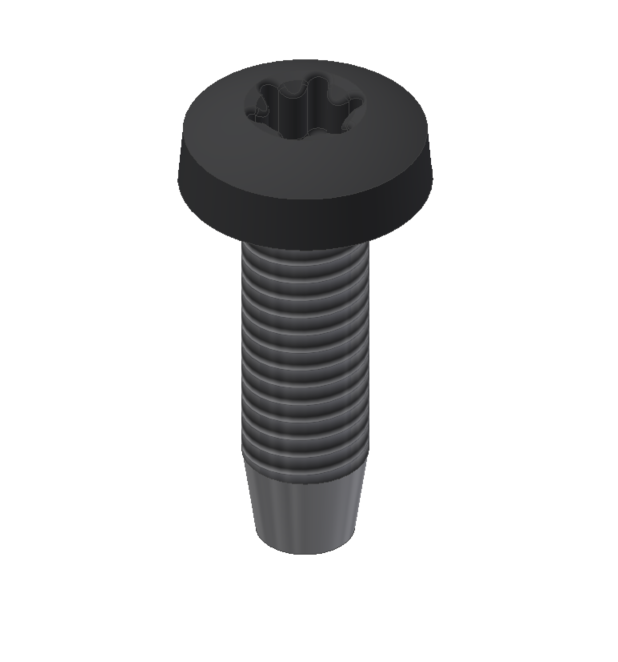 Van Valk Boulon autotaraudant M6x20mm - T30 (Noir)
