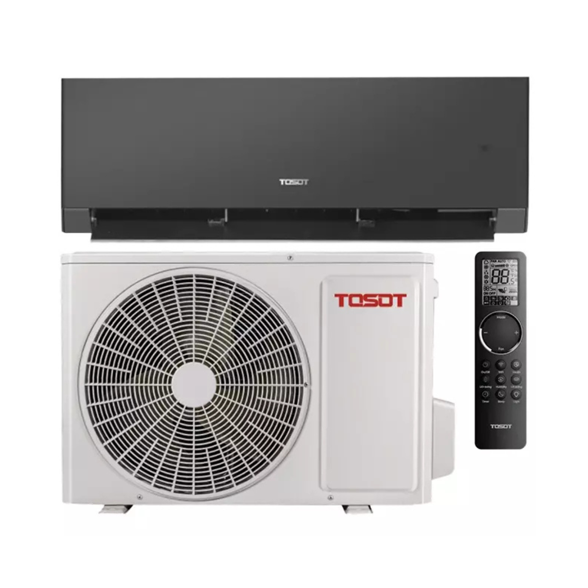 Tosot CLIVIA by GREE Climatiseur Inverter Noir R32 5,3 kW - Kit