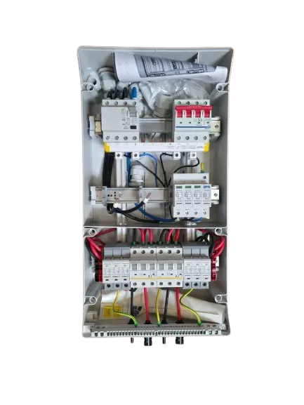 MADEnR - Coffret de protection AC/DC + NF C15-100 triphasé XkWc - 2 MPPT - 1000V - 300mA - TYPE B